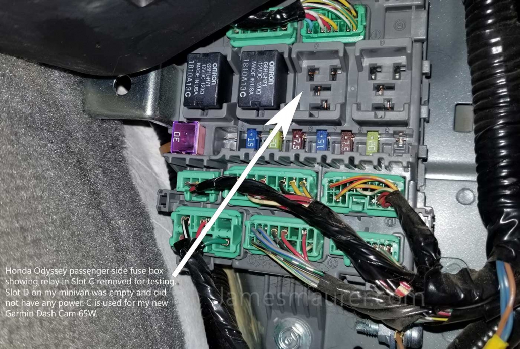 Garmin 65W Dash Cam Installation of Parking Mode Cable & Review